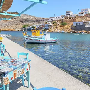 Traditional Greek taverna, Heronissos, Sifnos Island, Cyclades Islands, Greece