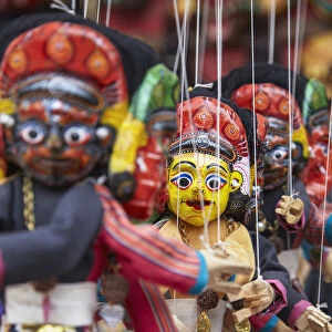 Traditional puppets, Bhaktapur (UNESCO World Heritage Site), Kathmandu Valley, Nepal