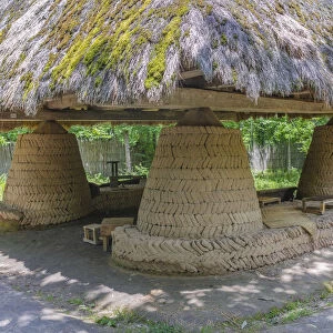 Traditional wooden house, Gilans Rural Heritage Museum, Saravan, Rasht County