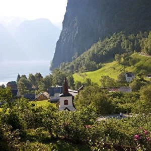 Undredal village, Aurlandsfjord, Norway