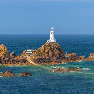 United Kingdom, Channel Islands, Jersey, Corbiere Lighthouse