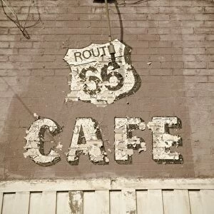 USA, Illinois, Route 66, Litchfield Route 66 Cafe
