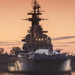 USA, North Carolina, Wilmington, Battleship USS North Carolina, BB-55