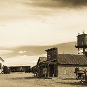 USA, South Dakota, Stamford, 1880 Town, pioneer village, church