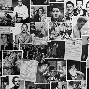 USA, Tennessee, Memphis, Photos Elvis at Graceland