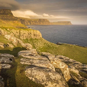 Waterstein Head at Neist Cliff, Isle of Skye, Highlands, Scotland, Great Britain