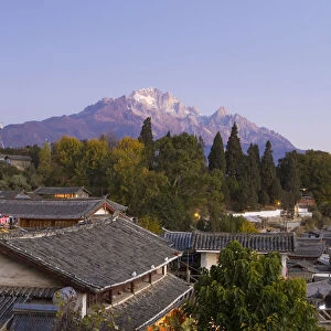 Yulong Xueshan Mountain & Old Town of Lijiang, Yunnan Province, China