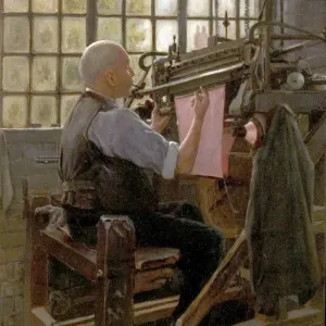 El trabajador de la tienda El trabajador de la tienda