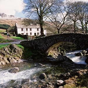 Cockley Beck in the duddon Valley in the Lake District UK