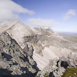 The peak of Foinaven in Sutherland Scotland UK