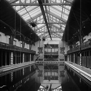 View of the Public Baths and Gymnasium, Primrose Street, Alloa. Date: 1898