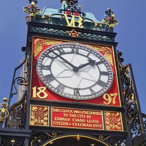 Eastgate Clock Face Print, Chester England
