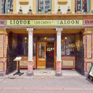 The Crown Bar facade Print