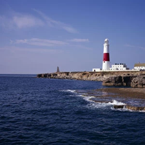 ENGLAND, Dorset, Portland Portland Bill Lighthouse viewed from the north east
