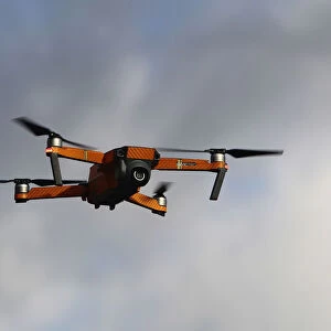 England, Kent, Mavic Pro Drone in flight being used by Search and Rescue Emergency Services