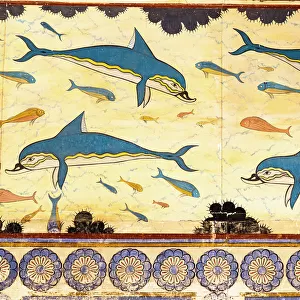 Cetacea Glass Place Mat Collection: Dolphin
