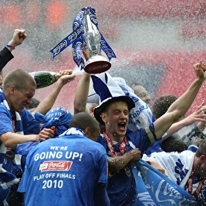 Millwall's Glory: Celebrating Promotion to Football League One with Paul Robinson and the Team (Wembley Play-Off Final Win against Swindon Town)