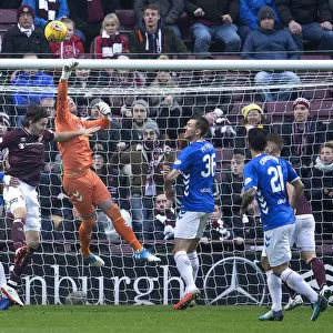 Allan McGregor Saves: Hearts vs Rangers, Ladbrokes Premiership, Tynecastle