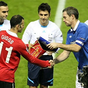 David Weir and Ryan Giggs: A Captain's Gesture Before Rangers vs Manchester United in the UEFA Champions League (Rangers 0-1 Manchester United)