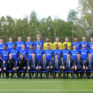 Rangers First Team Picture - The Hummel Training Centre