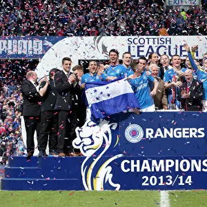 Rangers Football Club: Triumphant Double Victory in League One and Scottish Cup at Ibrox Stadium