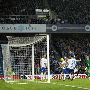 Rangers Nikola Katic Scores Decisive Goal in Europa League Qualifier vs NK Osijek at Ibrox Stadium