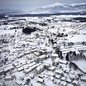 An aerial view of Nevesinje, which has gone without water