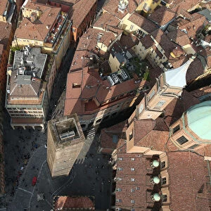 A general view of downtown Bologna