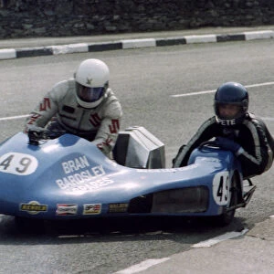 Bran Bardsley & Peter Cropper (Bardsley Yamaha) 1980 Sidecar TT