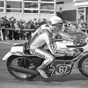 Dave Croxford on Slippery Sam; 1975 Production TT