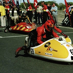 Jed Tennant & Maria Clarke (Suzuki) 1984 Sidecar TT