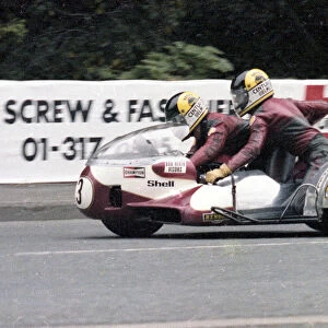 Mick Boddice & Chas Birks (Woodhouse Yamaha) 1979 Sidecar TT