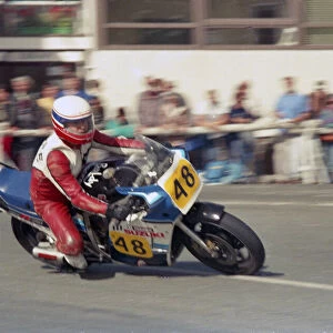 Peter Moore (Suzuki) 1987 Senior Manx Grand Prix
