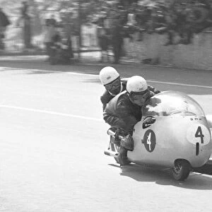 Pip Harris & Joe Thornton (BMW) 1967 Sidecar TT