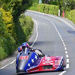 Remy Guignard & Frederique Poux (SGR Honda) 2015 Sidecar TT