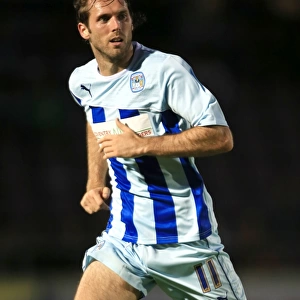 Jim O'Brien in Action: Coventry City vs Cardiff City - Capital One Cup First Round at Sixfields Stadium