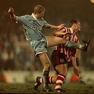 1990s Glass Frame Collection: Southampton v Covetry City