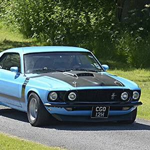 Ford Mustang Mach 1, 1969, Blue, & black