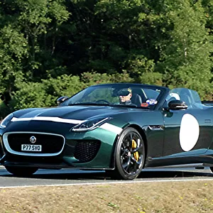 Jaguar F-type Project 7 Roadster 2015 Green metallic, and white