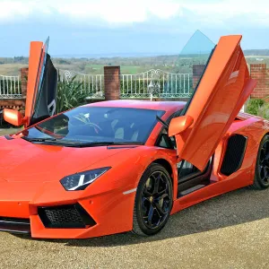 Lamborghini Aventador 2012 Orange