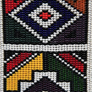 Africa, South Africa. Traditional beaded art