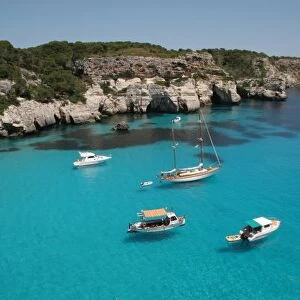 Balearic Islands. Menorca Island. Cala Macarella. Landscape coast. South island. Spain