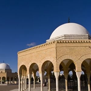Beautiful famous Bourguiba Mausoleum grounds in Sousse area Monastir, Tunisia