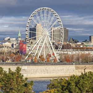 Canada, Quebec, Montreal. The Old Port, The Montreal Observation Wheel