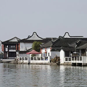 China, outskirts of Shanghai. Ancient water village of Zhujiajiao (aka Pearl Stream)