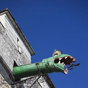Estonia, Tallinn, Old Town, Town Hall dragon-shaped roof drains