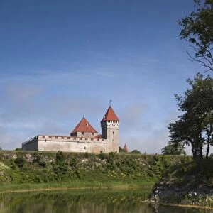 Estonia, Western Estonia Islands, Saaremaa Island, Kuressaare, Kuressaare Castle, morning