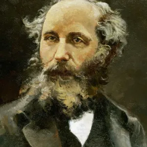 Historic Maxwell Print, Scottish Physicist