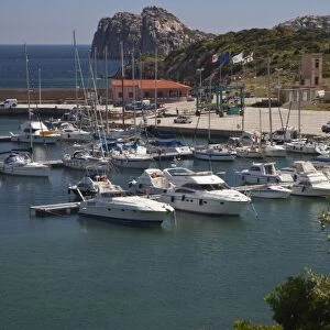 Italy, Sardinia, Teulada. Porto di Teulada yacht marina