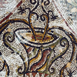 Jar Mosaic, New House Of Hunt, Bulla Regia Archaeological Site, Tunisia, North Africa
